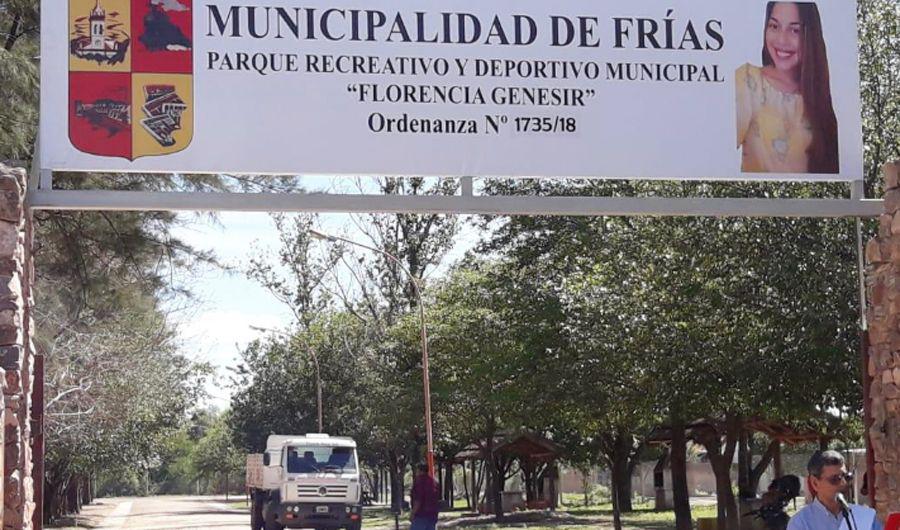 Desde hoy el parque municipal de Friacuteas se llama Florencia Genesir