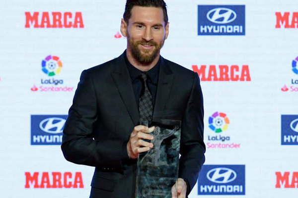 Messi recibioacute el premio Alfredo Di Steacutefano