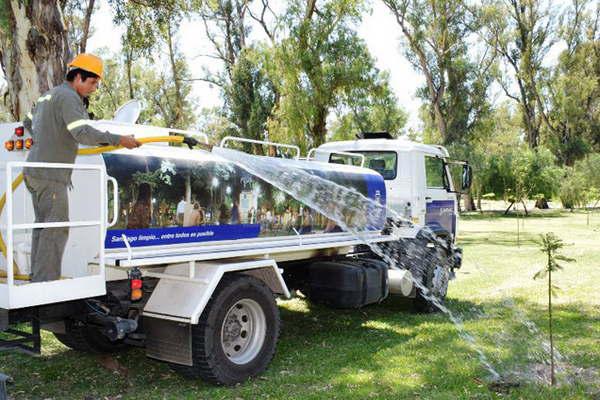 La comuna capitalina realiza mejoras en el Parque Aguirre