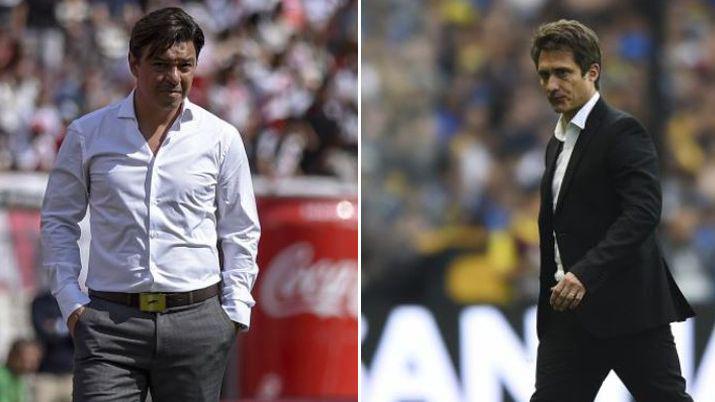 Marcelo Gallardo y Guillermo Barros Schelotto