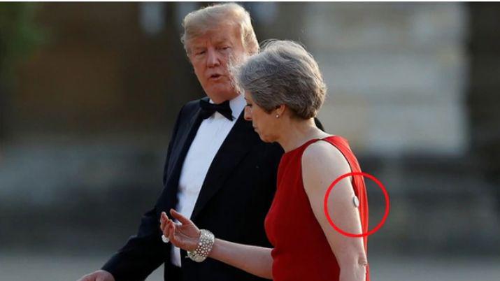 Theresa May junto a Donald Trump