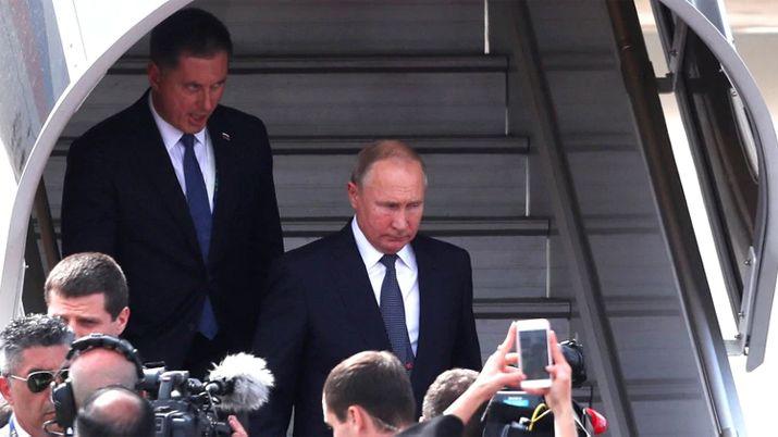 G20- Vladimir Putin llegoacute al paiacutes bajo un gran despliegue de seguridad