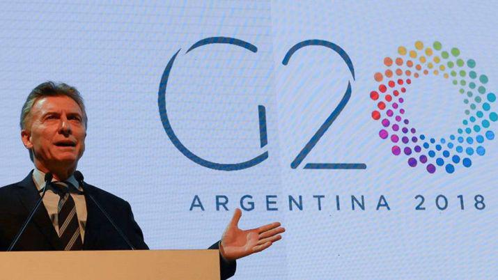 Macri les dio la bienvenida a todos los liacutederes mundiales