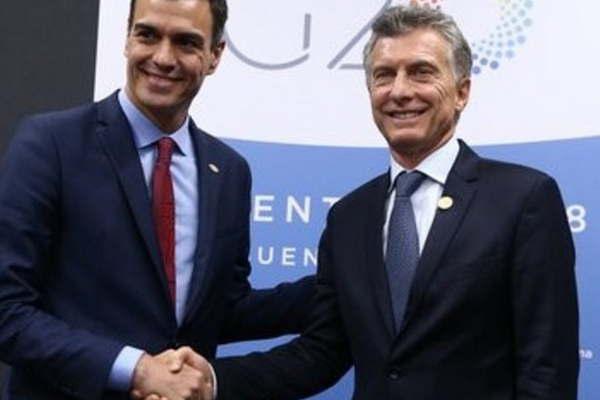 Macri y Pedro Saacutenchez hablaron de la final  en la cumbre del G20