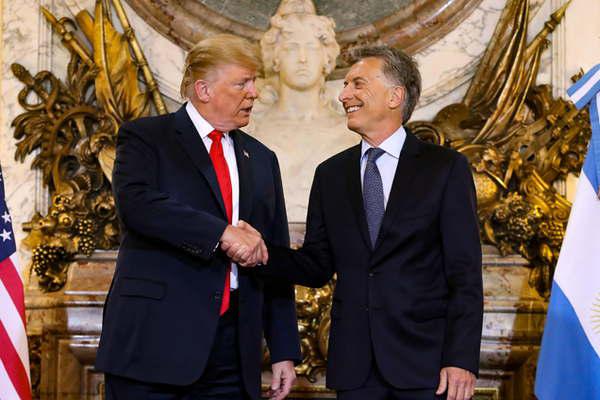 Macri agradecioacute a Trump por el apoyo al paiacutes en momentos difiacuteciles