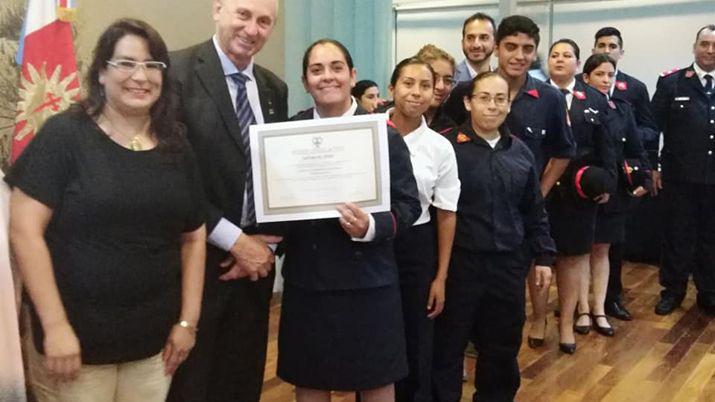 Bomberos Voluntarios de Forres fue distinguido por la Legislatura santiaguentildea