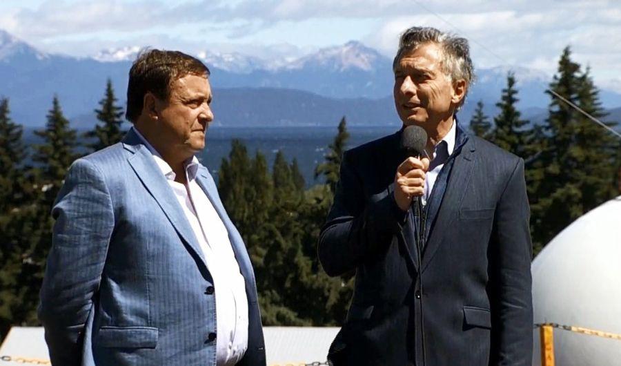 Macri interrumpioacute sus vacaciones e inauguroacute una obra en Bariloche