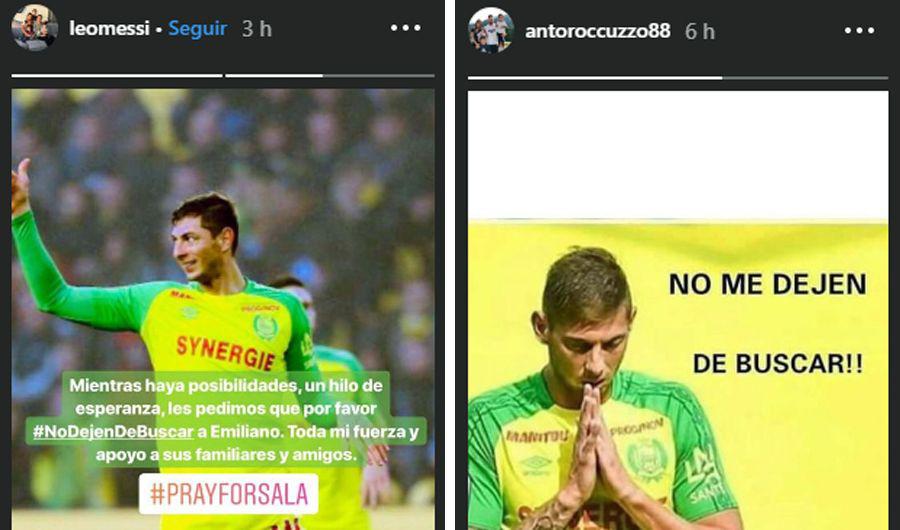 Lionel Messi y Antonela Roccuzzo pidieron no abandonar la buacutesqueda de Emiliano Sala