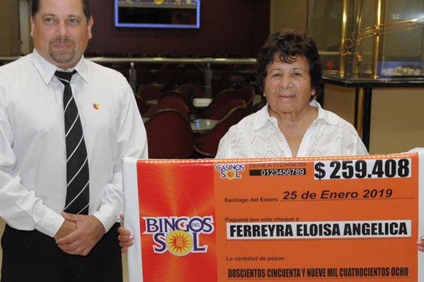 Bingos del Sol entregoacute un premio de   259408 de un nuevo pozo acumulado 