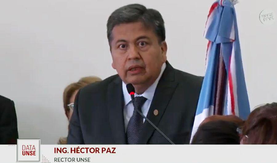 Ing Heacutector Paz- Doy la bienvenida a la razoacuten de ser de este edificio- los estudiantes