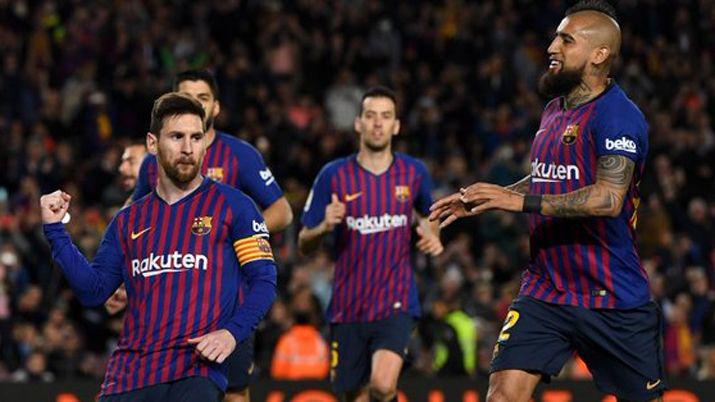De la mano de Messi Barcelona goleoacute al Rayo Vallecano