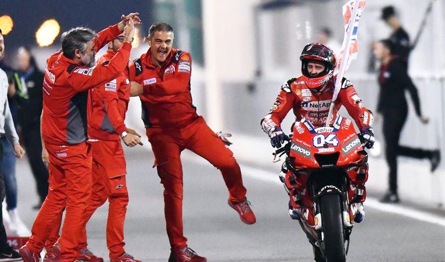 Rafiticaron la victoria de Dovizioso en Qatar