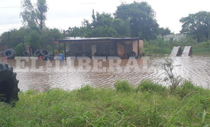 La lluvia golpeoacute fuerte al interior provincial