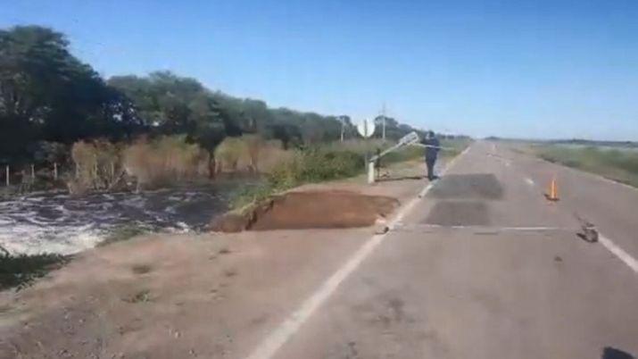 Cortaron el traacutensito en la ruta 89 a la altura del liacutemite Santiago-Chaco