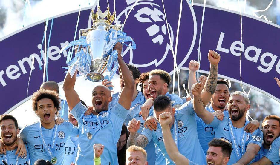 VIDEO  Aguumlero marcoacute y el City se coronoacute bicampeoacuten en Inglaterra