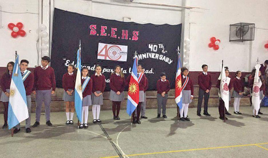 El Santiago del Estero English High School celebra sus 40 antildeos de actividad