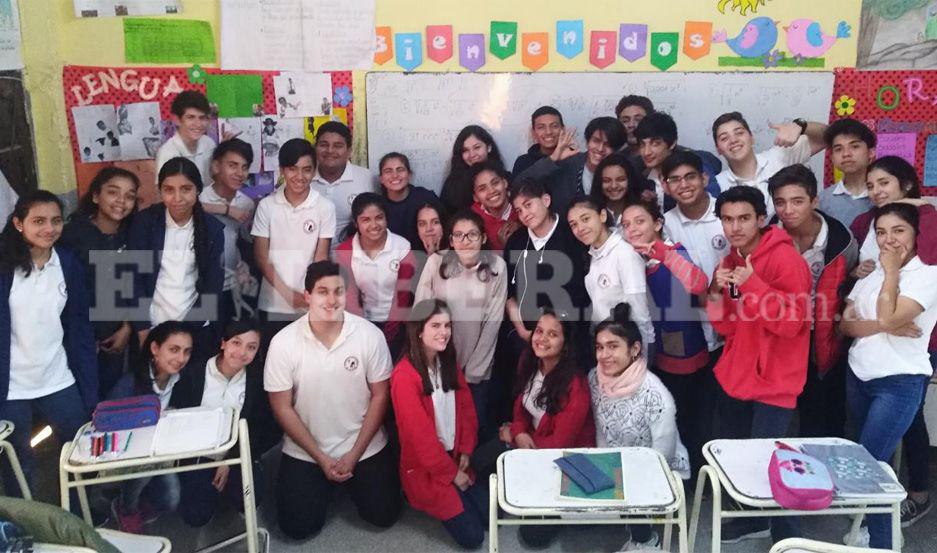 Alumnos de tercer año del Instituto Sagrada Familia