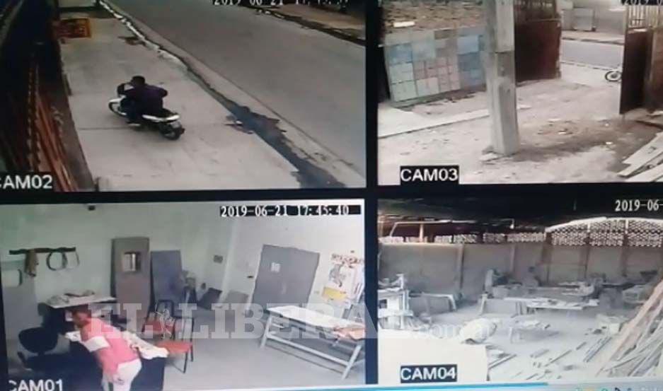 VIDEO  En segundos ladrones escaparon con un celular valuado en  35000