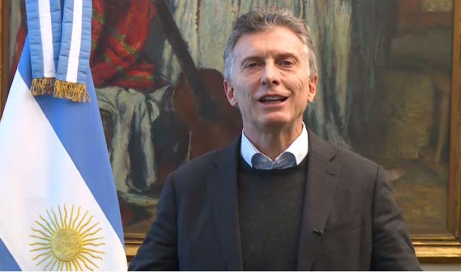 El Presidente Mauricio Macri envioacute un saludo a todos los participantes reunidos en suelo bandentildeo