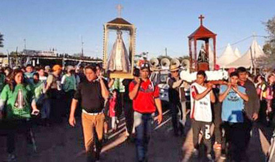 La Virgen del Valle peregrina estuvo  presente en la fiesta patronal de Huachana