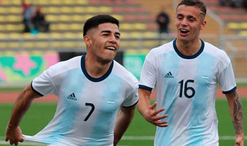 El santiagueño sumó en la victoria de la Selección Argentina este domingo