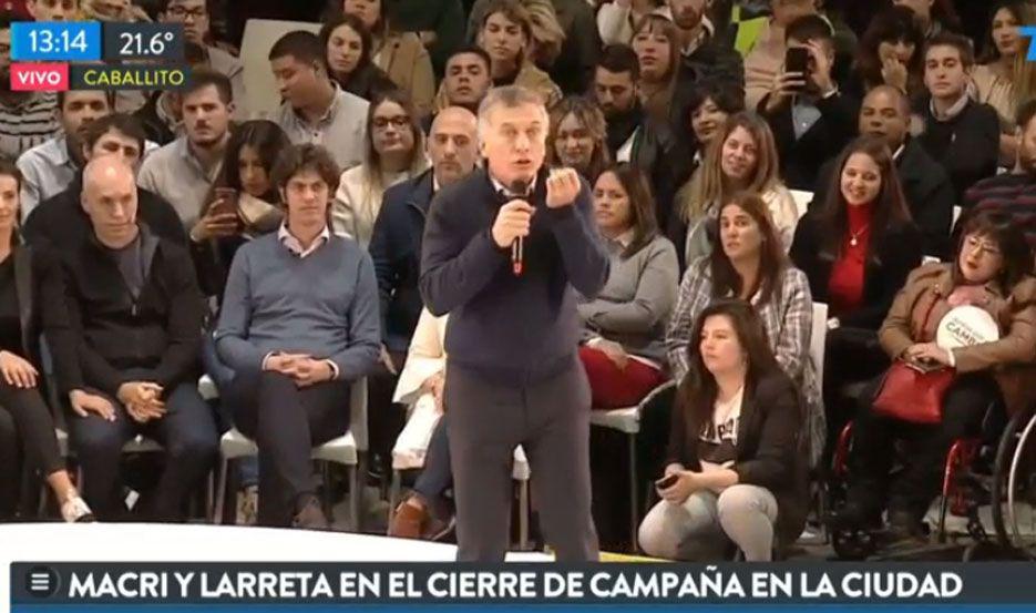 Macri cerroacute la campantildea junto con Vidal y Rodriacuteguez Larreta