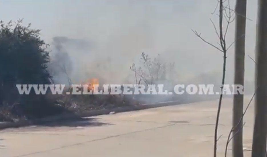 El incendio motivó preocupación entre los vecinos del flamante complejo habitacional bandeño