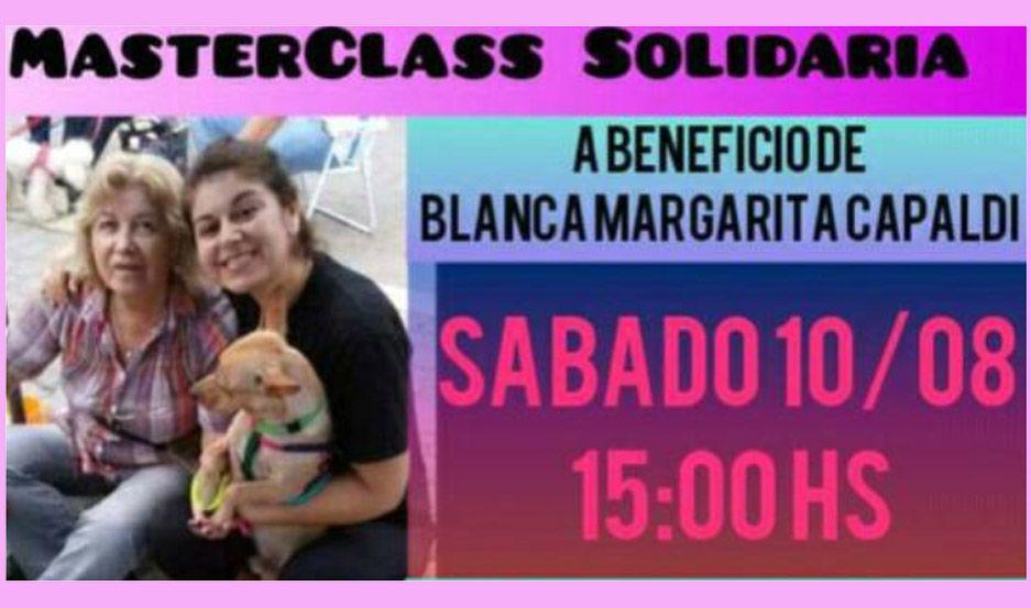 Invitan a una masterclass solidaria para ayudar a una vecina bandentildea