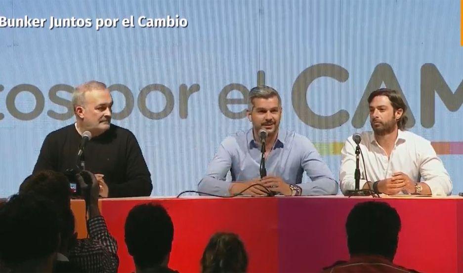 Marcos Pentildea desde el buacutenker de Cambiemos- Creemos que hemos hecho una muy buena eleccioacuten