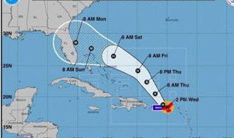 La furia del huracaacuten Dorian llegariacutea el lunes a Florida