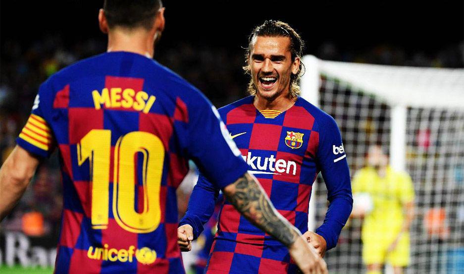 La dupla Messi-Griezmann mostró que puede ser de mucho cuidado para sus rivales aunque solo duró un tiempo