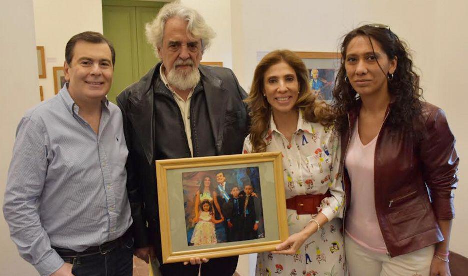 El gobernador y Dra Claudia de Zamora en el CCB