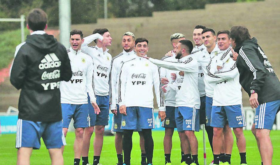 HAY EQUIPO Los jugadores del seleccionado argentino estn ilusionados en lograr un rendimiento óptimo
