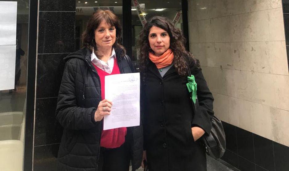 Celeste Fierro y Vilma Ripoll dirigentes de la Izquierda