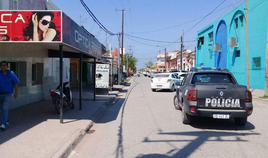 La Policía trabajó intensamente durante la jornada del lunes para dar con los sospechosos