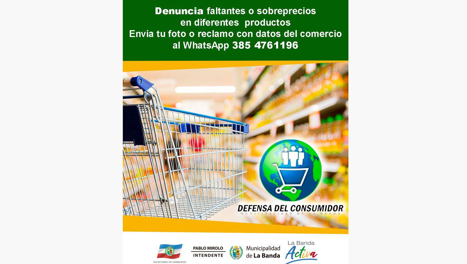 Instaron a denunciar faltantes o sobreprecios en diferentes productos