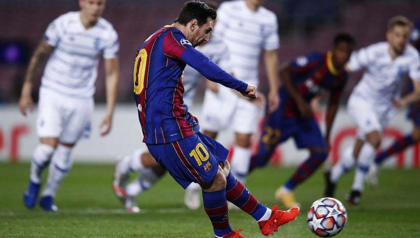 EN VIVO- Por Messi  Barcelona le gana al Dinamo Kiev