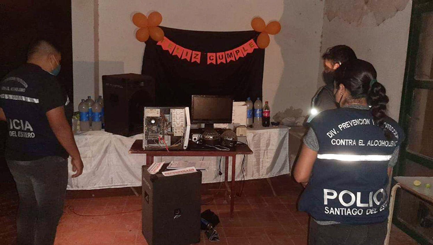 Casi 130 demorados en fiestas clandestinas soacutelo en Capital