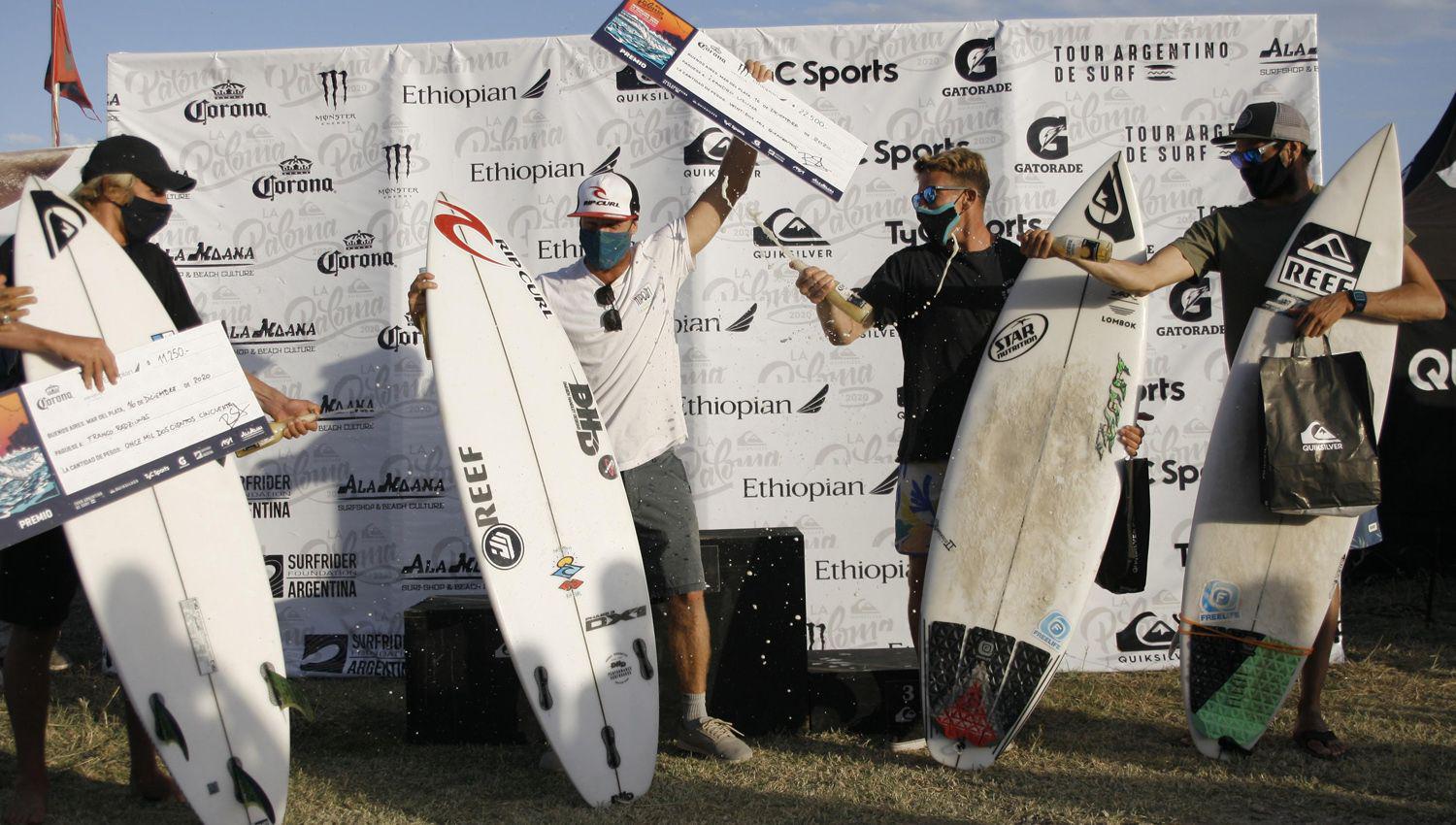 El mejor torneo de surf del paiacutes coronoacute al campeoacuten argentino
