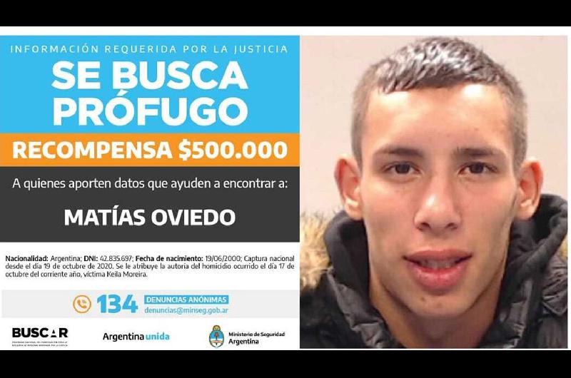 Ofrecen 500000 pesos de recompensa por datos sobre un joven proacutefugo por un femicidio