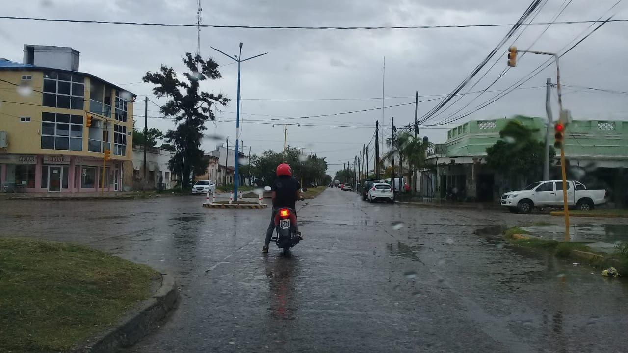 Se registraron precipitaciones en algunas localidades del interior