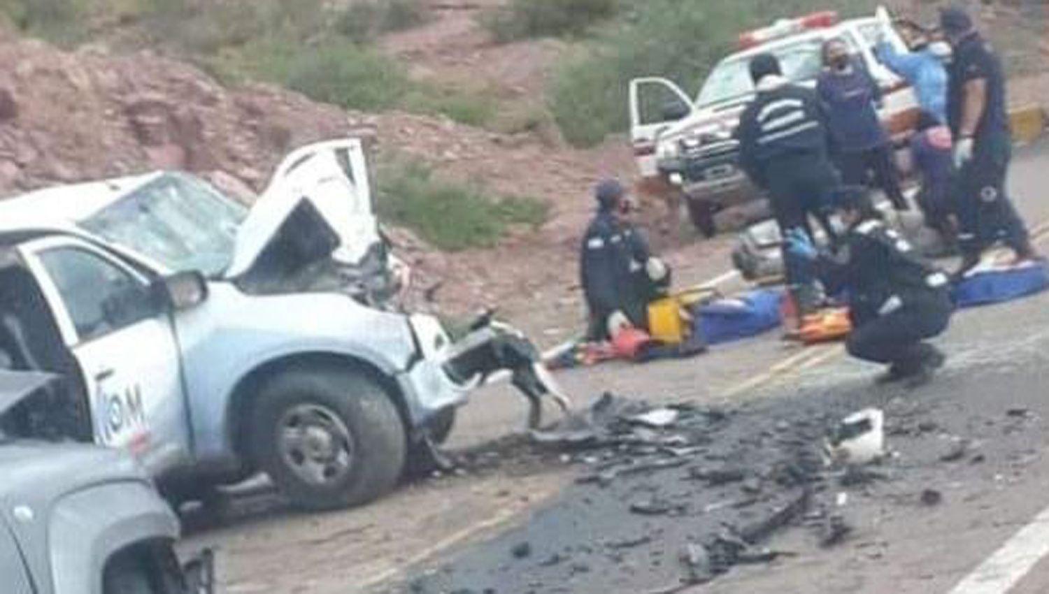 Salta- Dos muertos tras el choque de camionetas