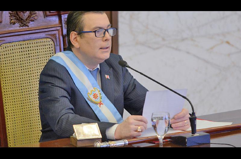 Con su mensaje el gobernador dejó abierto formalmente el período de sesiones ordinarias