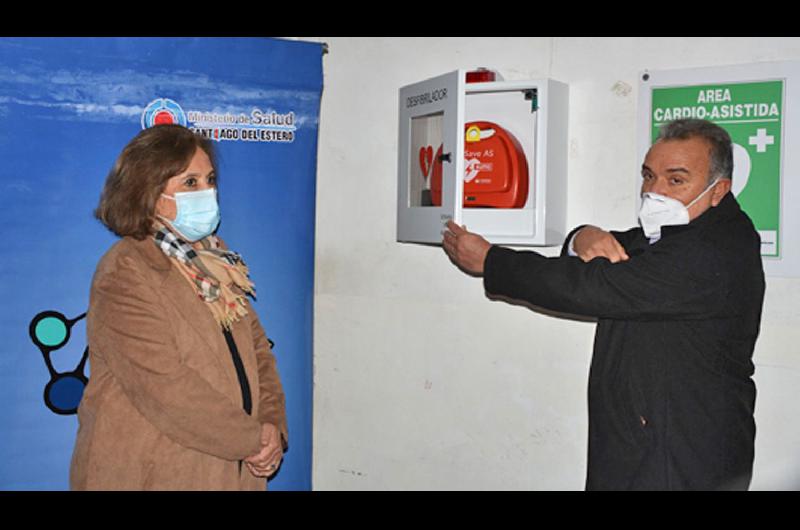 Inauguraron una zona cardio asistida en el Ministerio de Salud