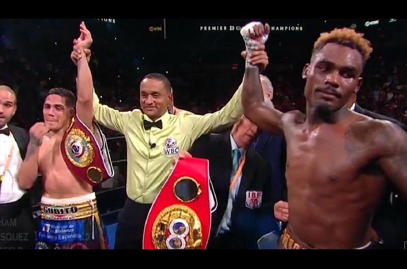 Poleacutemica definicioacuten en tarjetas- Brian Castantildeo y Jermell Charlo terminaron empatados