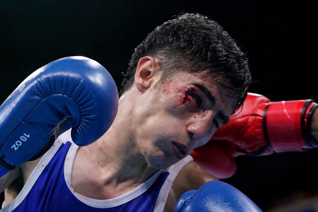El boxeador argentino Mirco Cuello perdioacute en octavos de final