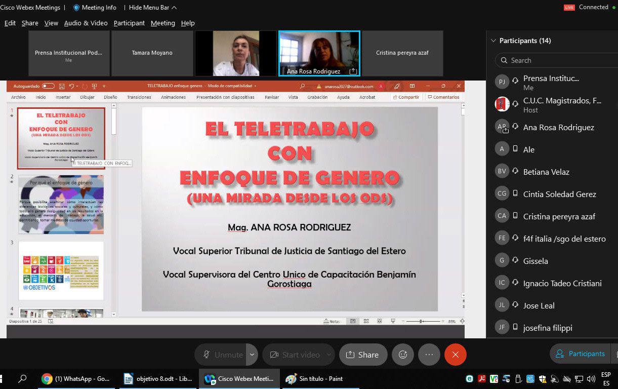 Autoridad expuso sobre Trabajo Decente y Crecimiento Econoacutemico