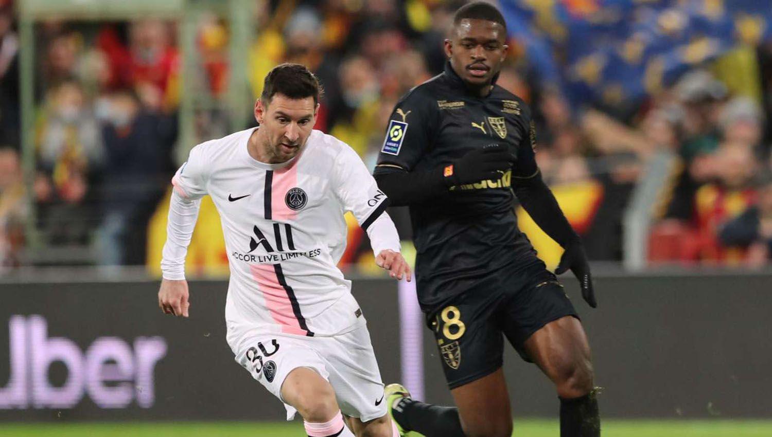 El Paris Saint Germain de Messi rescatoacute un empate en su visita al Lens y sigue liacuteder en la Ligue 1