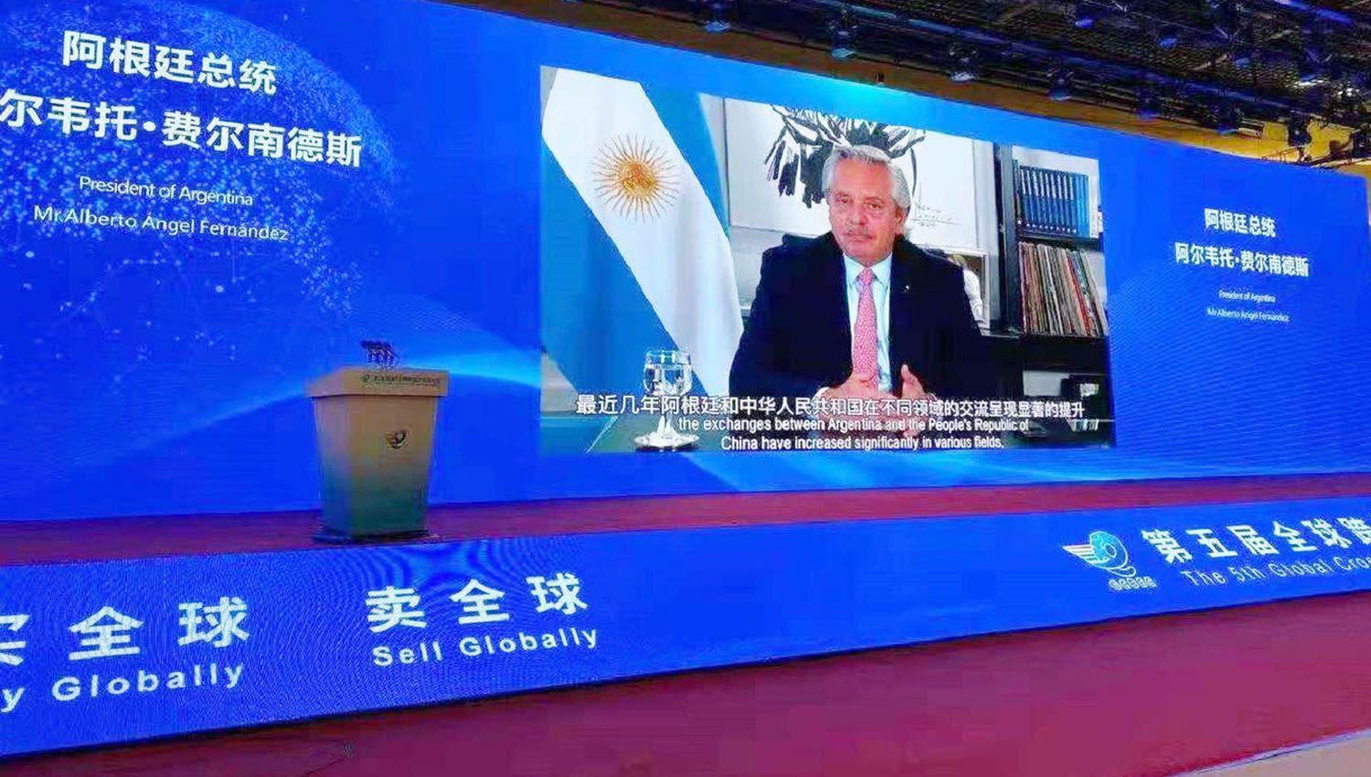 Alberto Fernaacutendez aseguroacute que las relaciones entre la Argentina y China se encuentran ldquoen muy buen estadordquo