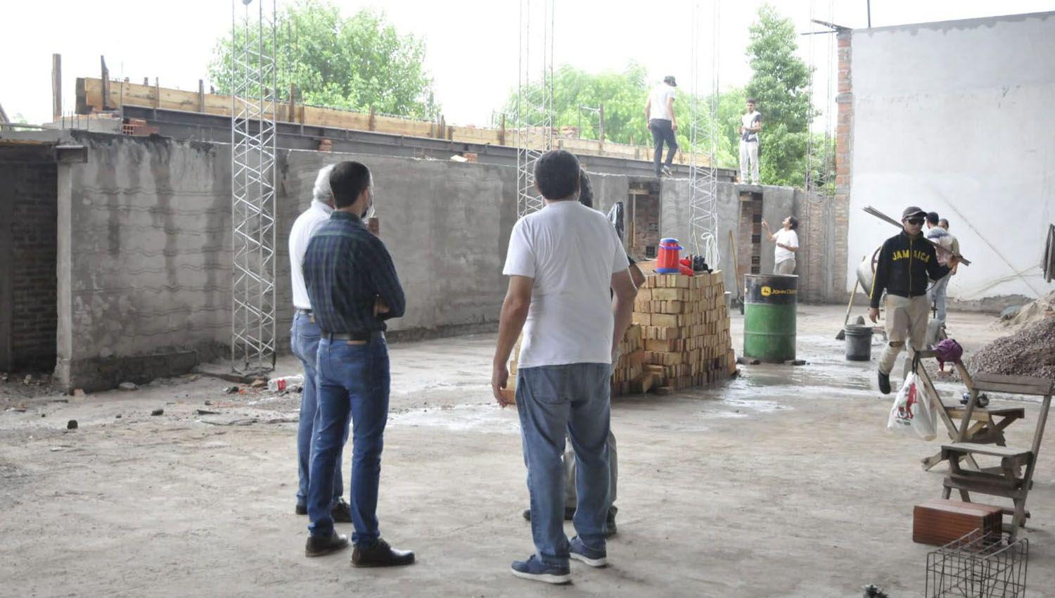 Avanza a buen ritmo la obra en el ldquoFernaacutendez Baacutesquetbol Clubrdquo